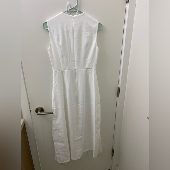 Sleeveless elegant pleated midi dress new with tag office wear - Picture 5 of 6